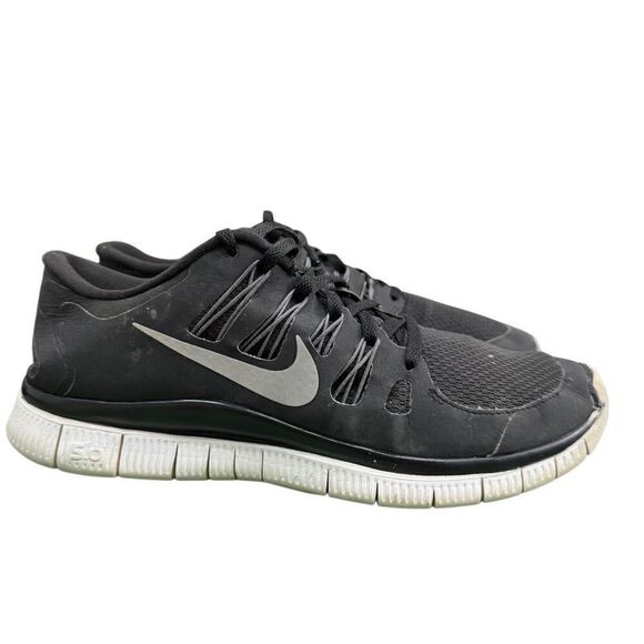 Womens Nike Free 5.0 Black White Trainer Running Shoes 580591-002 Size 9.5 - Picture 1 of 9